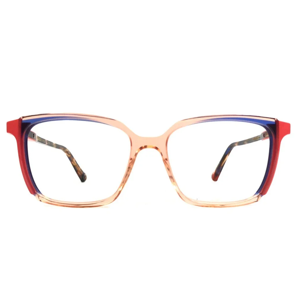 Etnia Barcelona Eyeglasses Frame SUSSEX PKBL Pink Blue Square Full Rim 53-15-138
